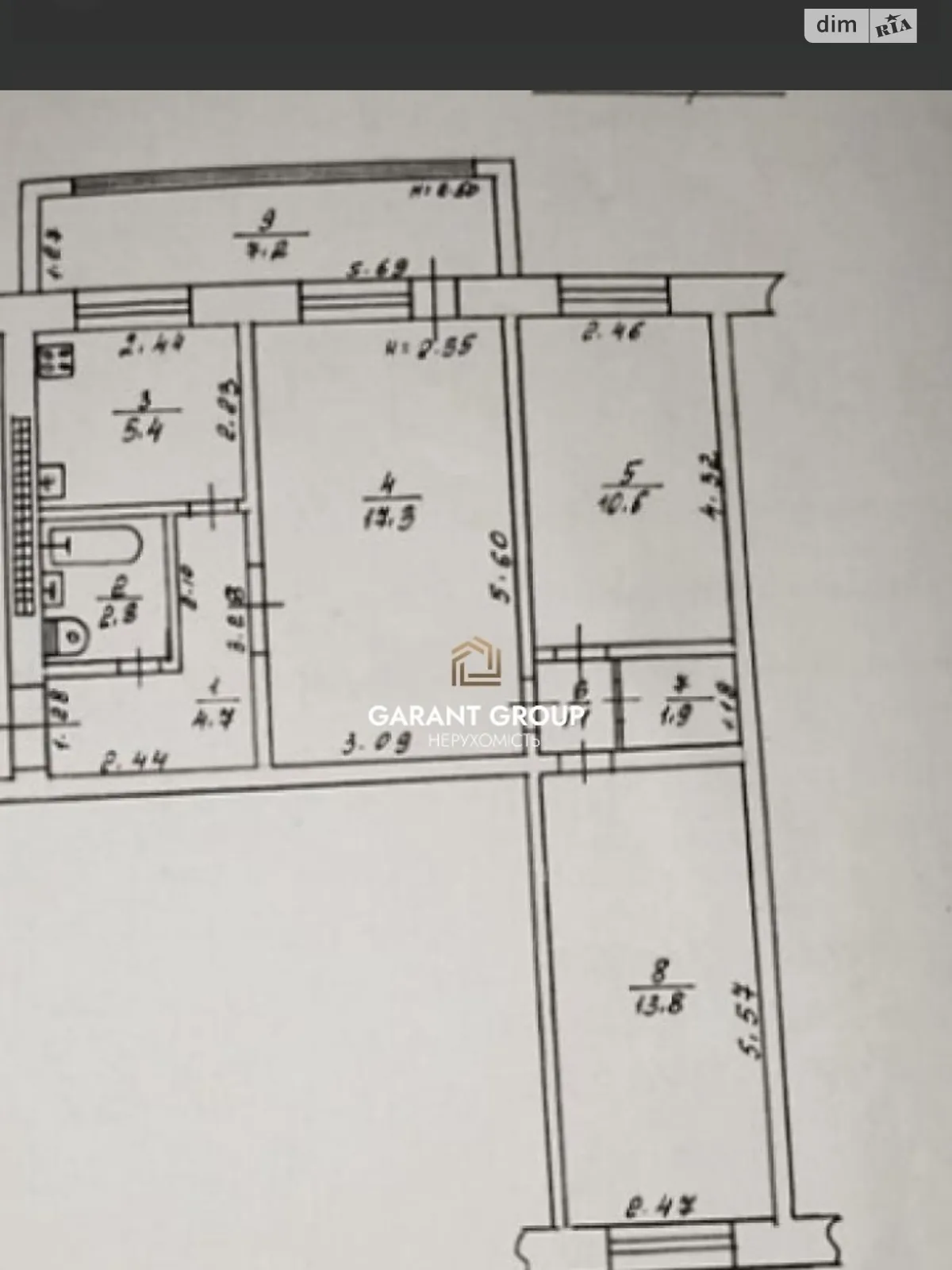 Продається 3-кімнатна квартира 65 кв. м у Одесі, вул. Героїв Крут - фото 1