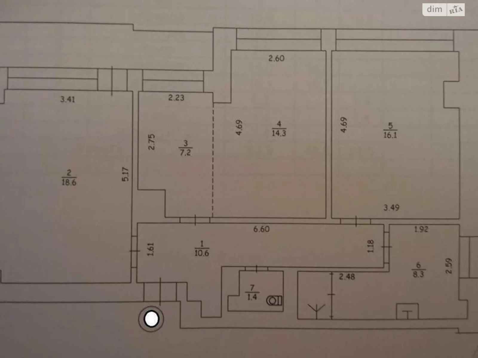 Продается 3-комнатная квартира 84 кв. м в Киеве - фото 2