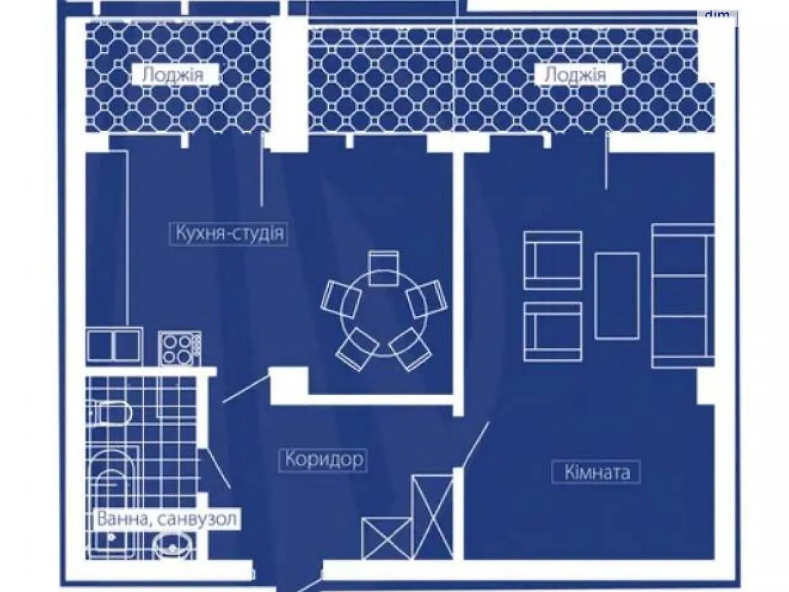 Продается 1-комнатная квартира 53.7 кв. м в Ивано-Франковске, цена: 67000 $ - фото 1