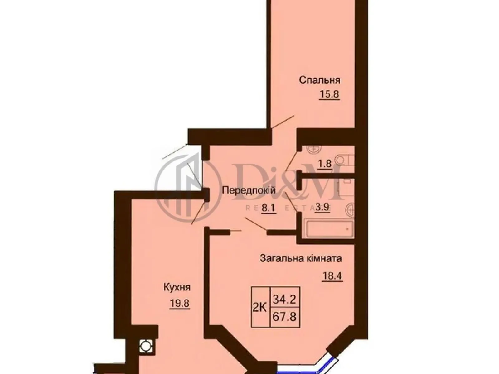 Продается 2-комнатная квартира 68 кв. м в Софиевской Борщаговке, ул. Боголюбова, 44 - фото 1