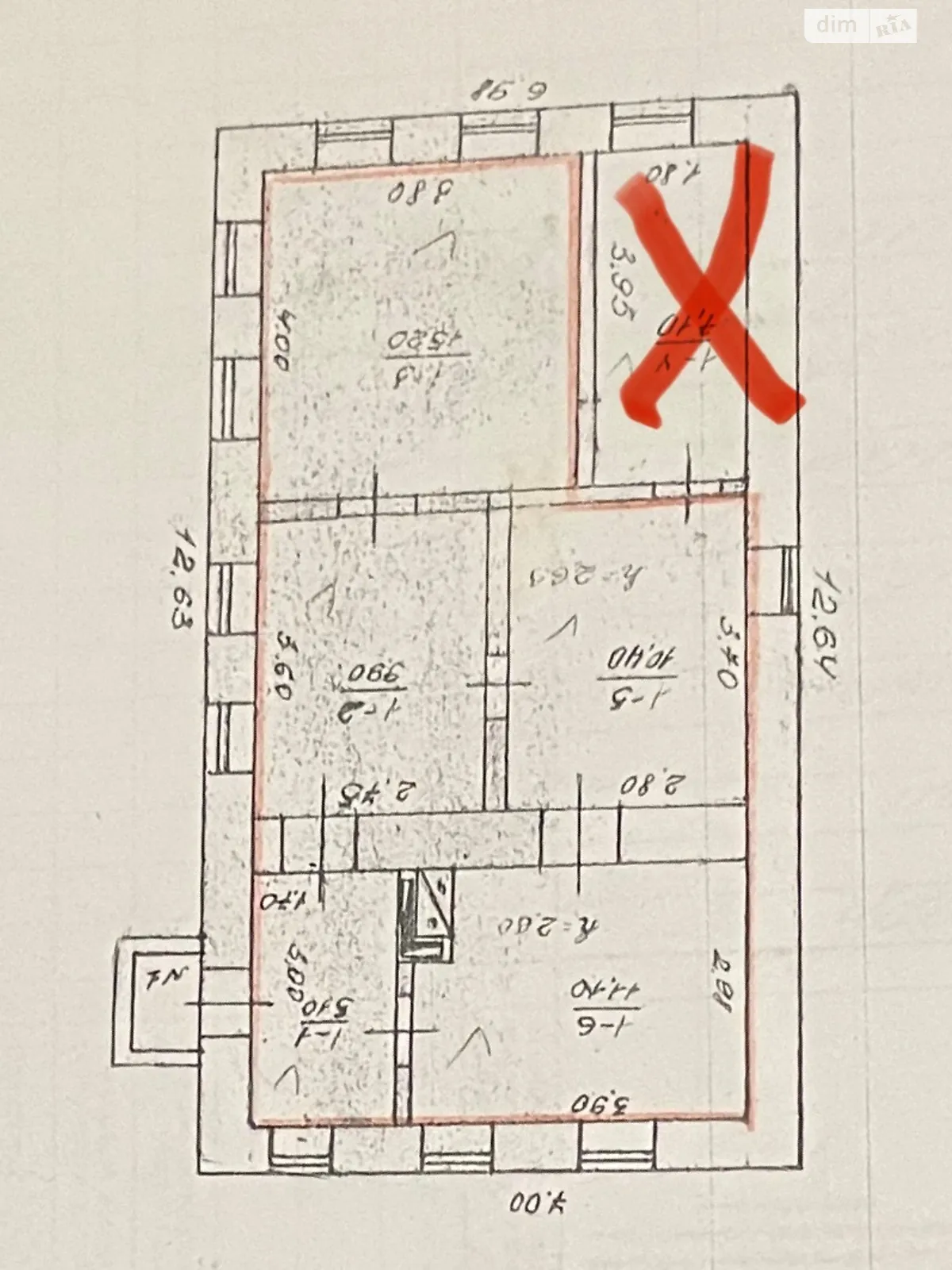 Продається частина будинку 58.8 кв. м з балконом - фото 3