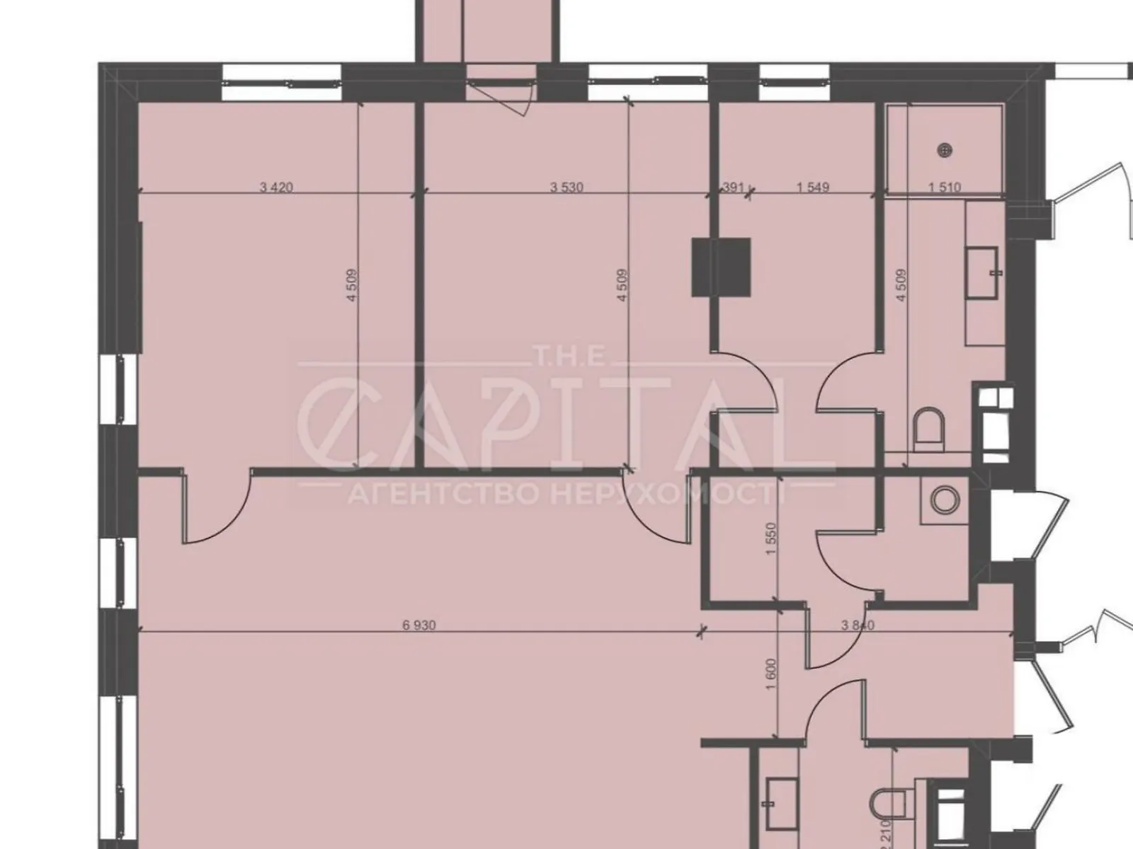 Продается 3-комнатная квартира 102 кв. м в Киеве, ул. Василия Тютюнника, 43 - фото 1