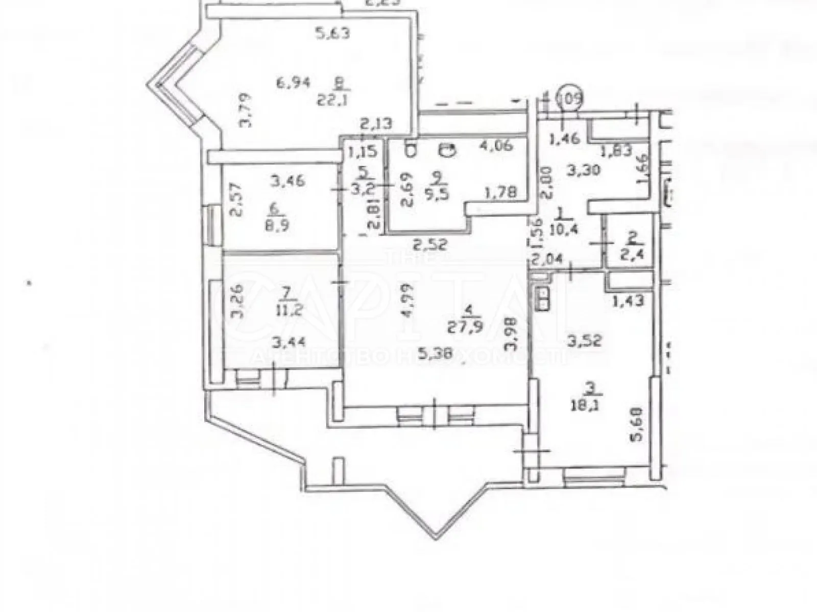 Продается 4-комнатная квартира 127.5 кв. м в Киеве - фото 3