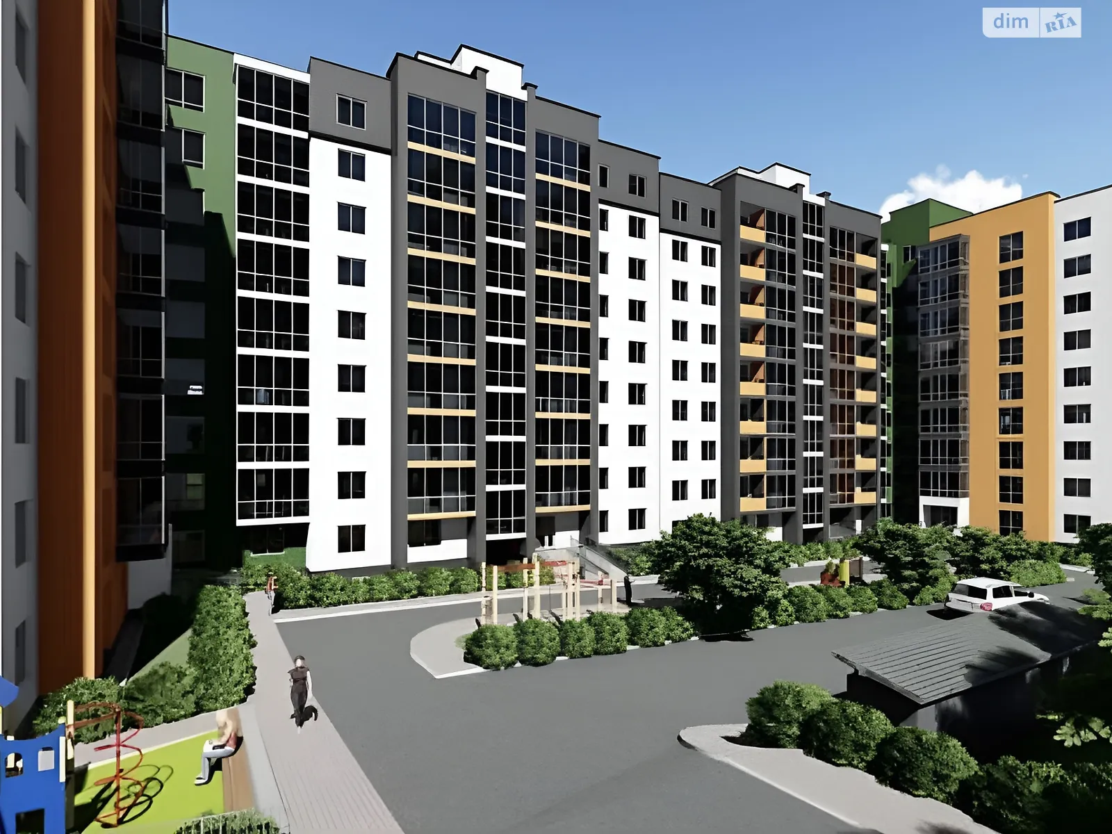 1-комнатная квартира 43 кв. м в Тернополе, ул. Черновецкая - фото 1