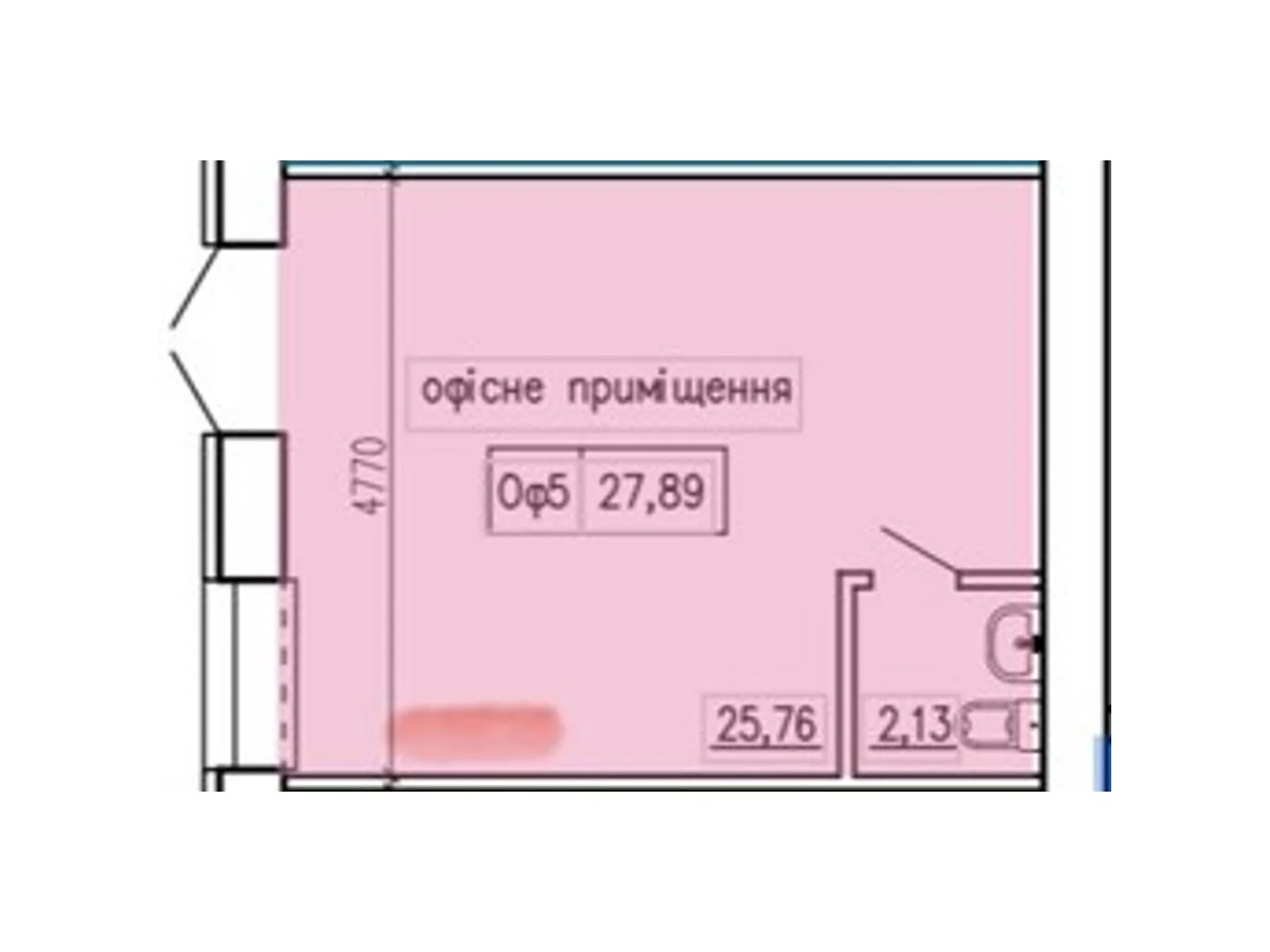 Продается объект сферы услуг 27.89 кв. м в 9-этажном здании, цена: 28531 $ - фото 1