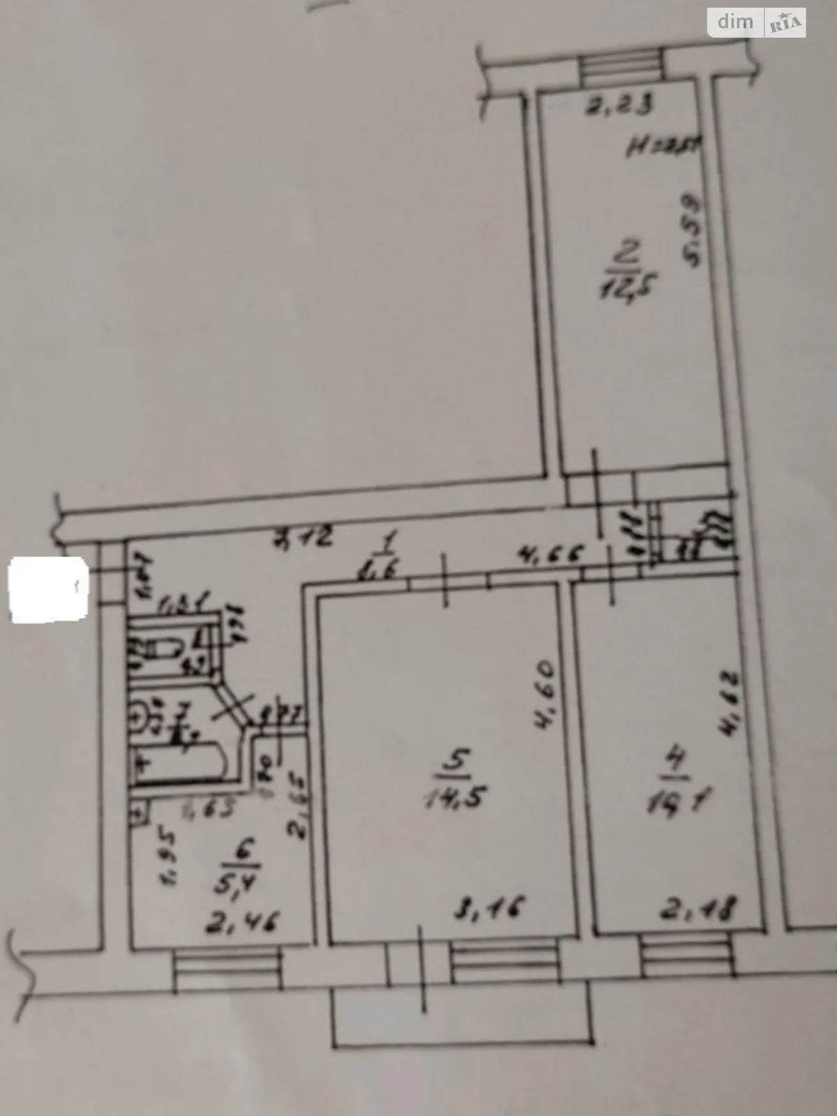 Продается 3-комнатная квартира 56 кв. м в Одессе - фото 3