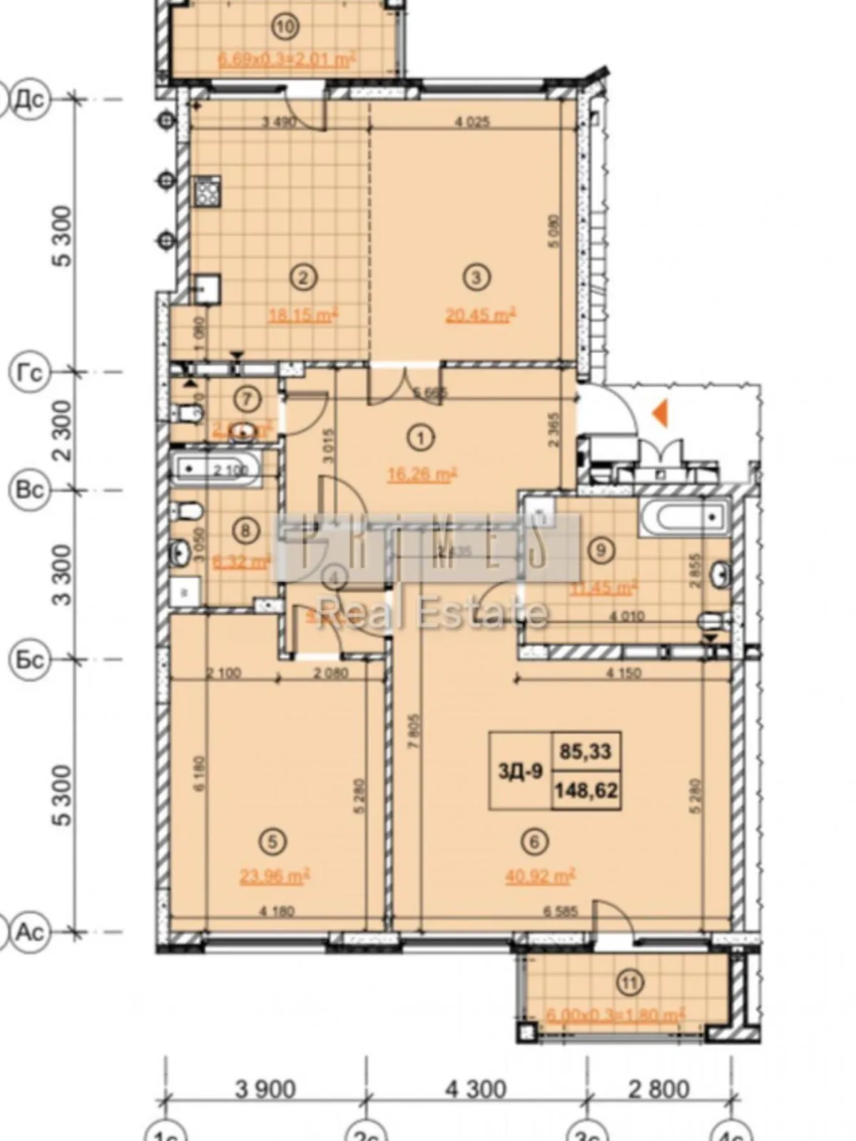 Продается 3-комнатная квартира 149 кв. м в Киеве - фото 2