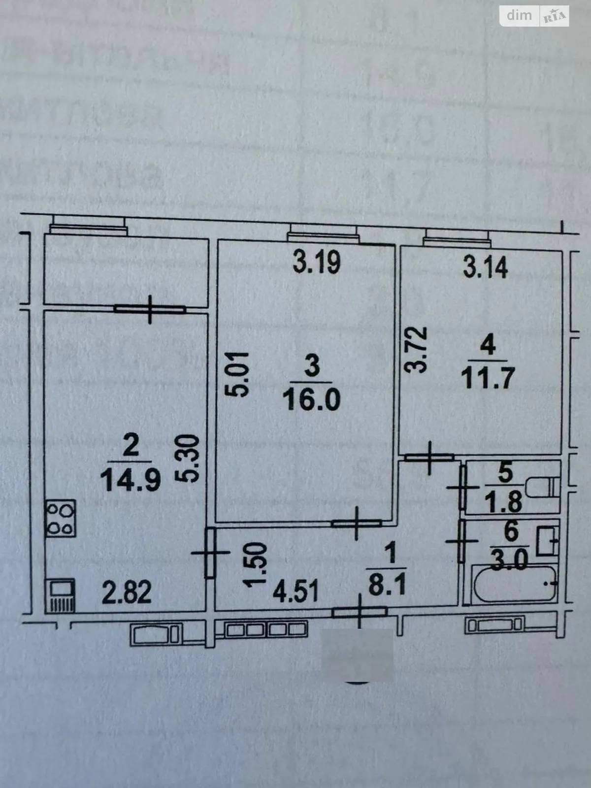 Продається 2-кімнатна квартира 59 кв. м у Києві - фото 2