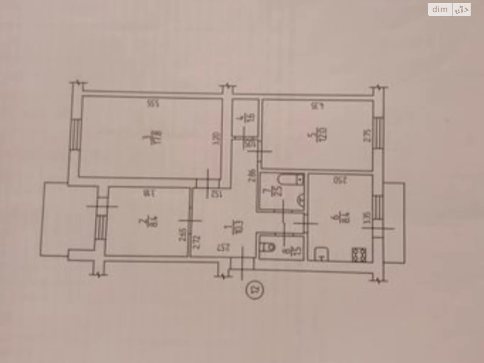 Продается 3-комнатная квартира 65 кв. м в Кропивницком, ул. 9-я Линия - фото 1
