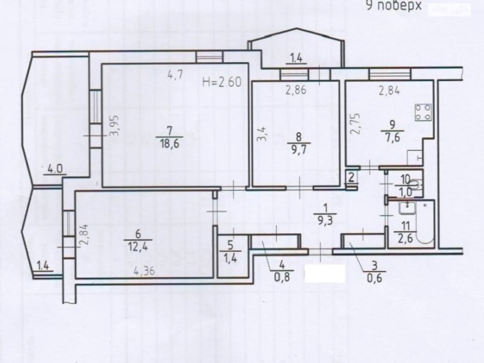 Продается 3-комнатная квартира 71 кв. м в Одессе - фото 3