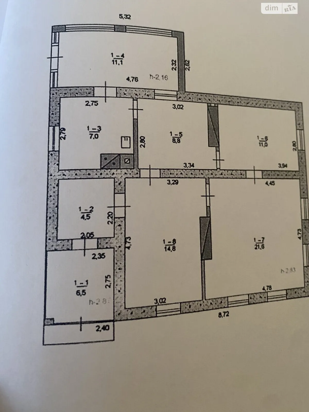 Продается одноэтажный дом 85 кв. м с садом, цена: 6500 $ - фото 1