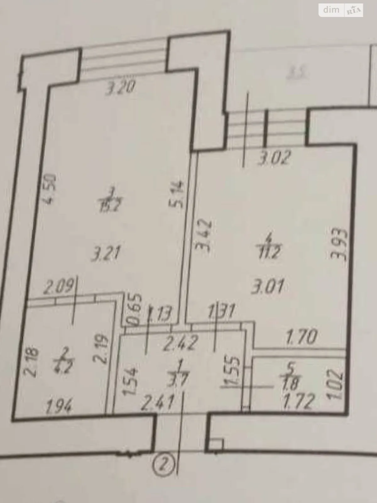 Продается 1-комнатная квартира 38 кв. м в Ивано-Франковске - фото 2