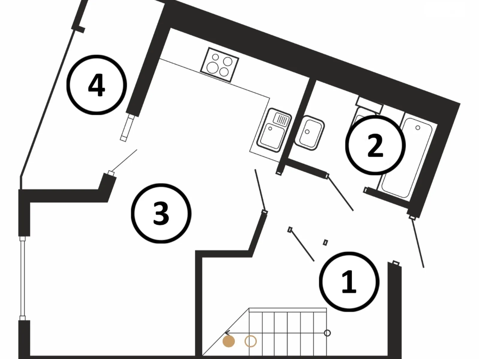 Продается 2-комнатная квартира 72.4 кв. м в Львове, цена: 116000 $ - фото 1