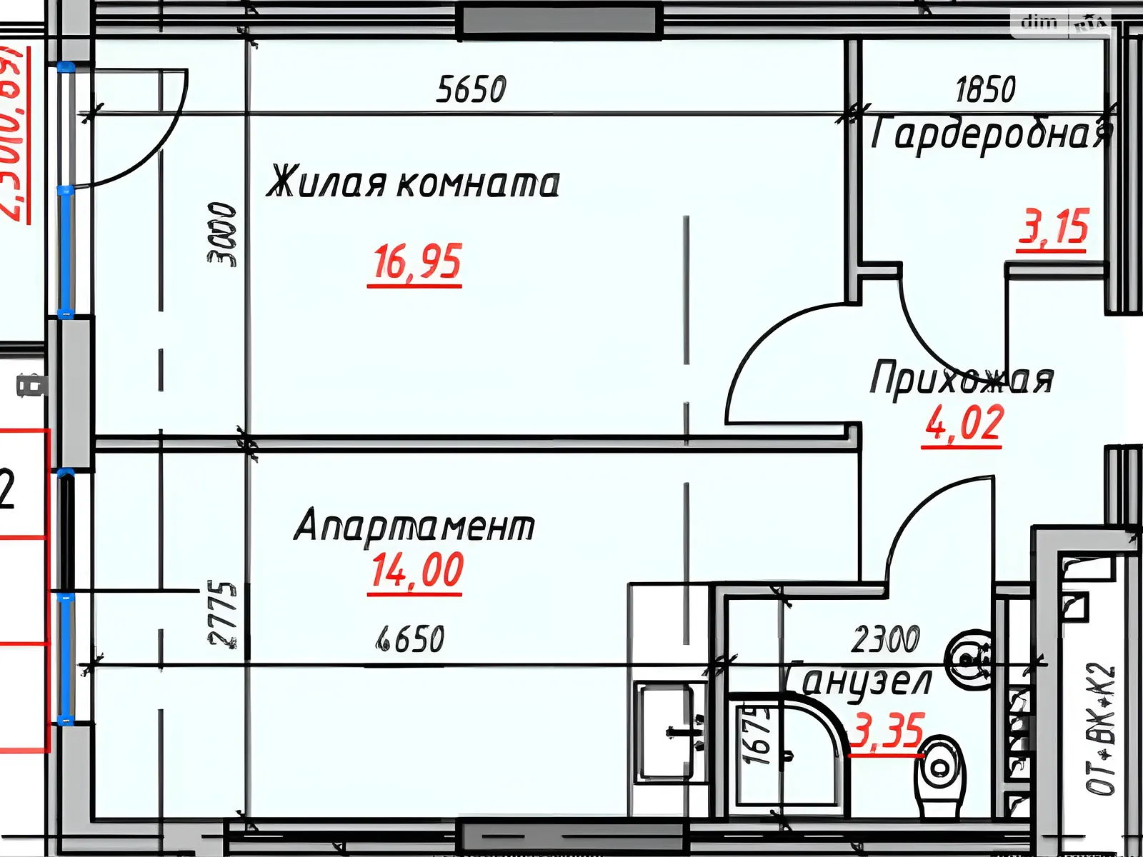 Продається 1-кімнатна квартира 42 кв. м у Одесі, вул. Дачна, 28 - фото 1