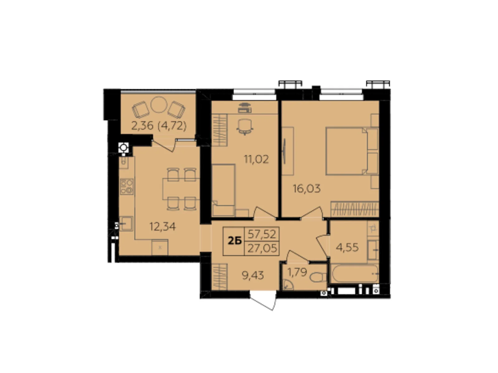 Немировское шоссе, 94Е Винницкие Хутора ЖК Семейный Comfort 2 - фото 1