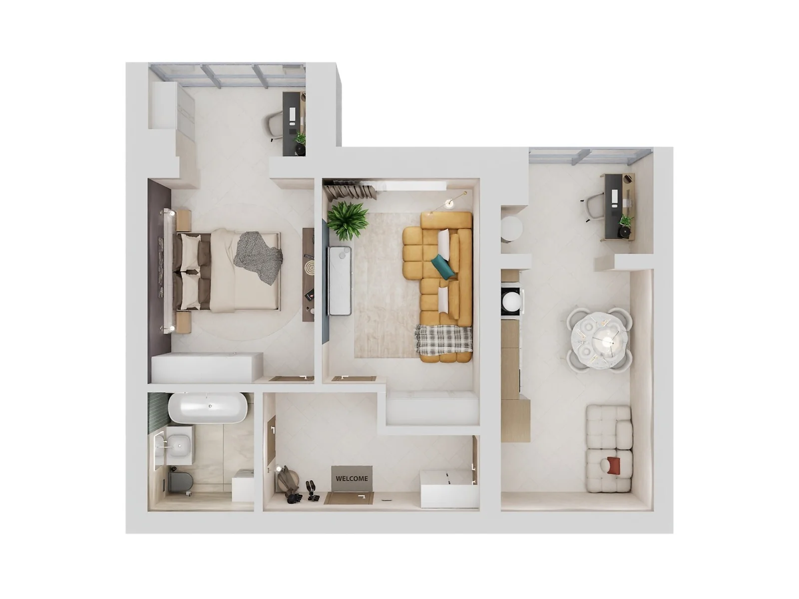 Продается 2-комнатная квартира 63.75 кв. м в Каменце-Подольском, ул. Ивана Выговского(Матросова), 4/6 - фото 1