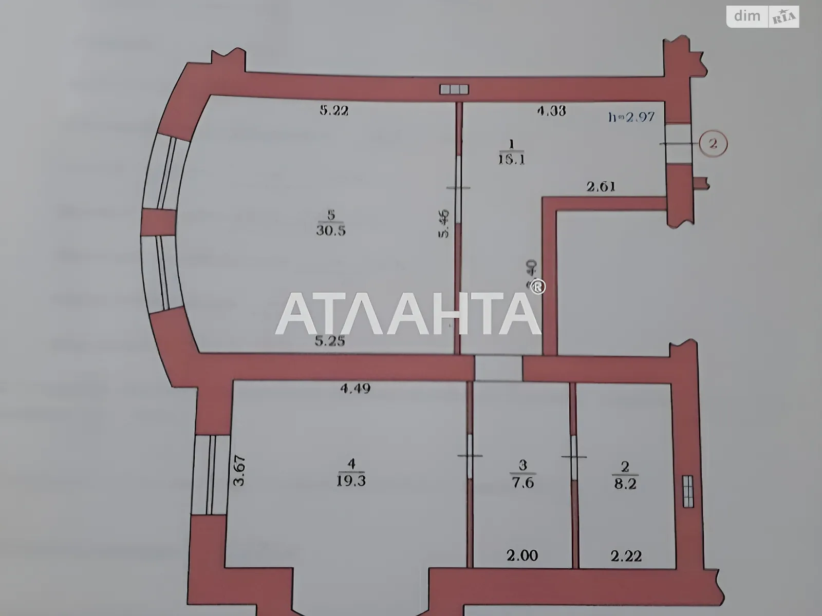 Продается 2-комнатная квартира 81 кв. м в Черноморске - фото 2