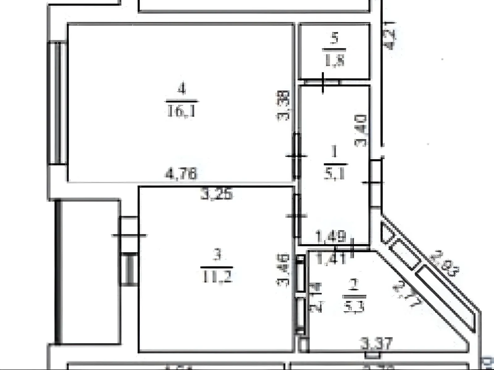 Продается 1-комнатная квартира 43.7 кв. м в Киеве, ул. Живописная, 3 - фото 1