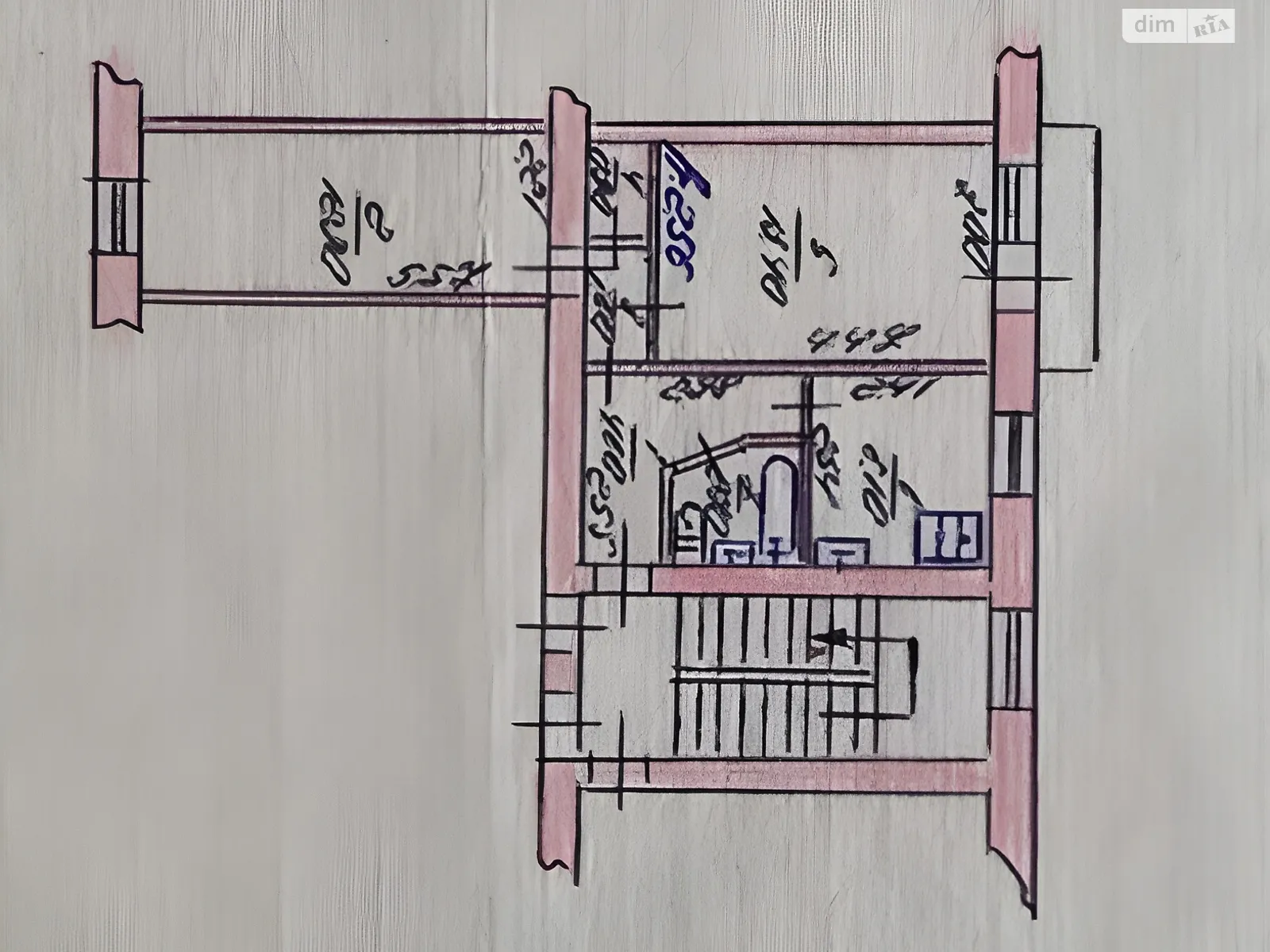 Продается 2-комнатная квартира 46 кв. м в Хмельницком, цена: 36000 $ - фото 1