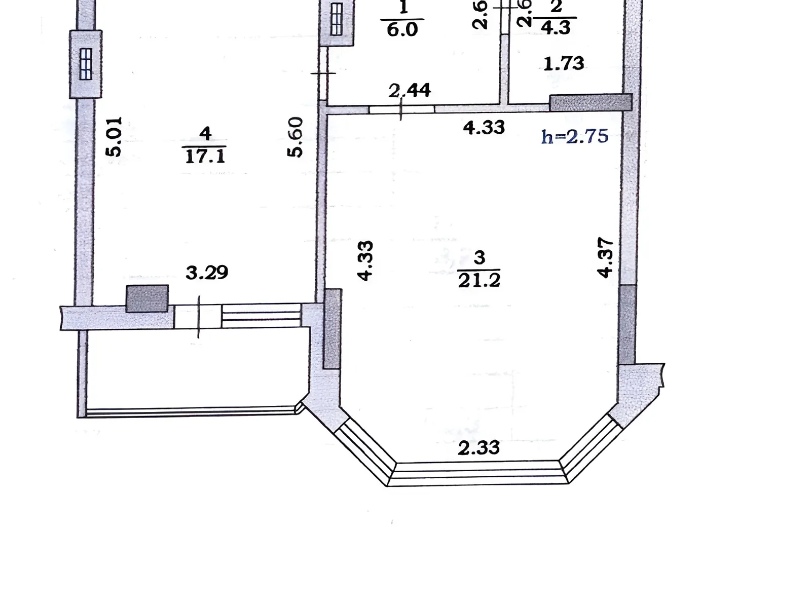 Продается 1-комнатная квартира 52 кв. м в Черноморске, ул. Парусная - фото 1