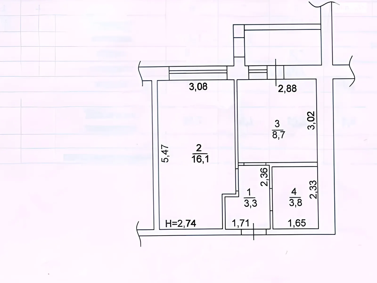 Продается 1-комнатная квартира 33.7 кв. м в Софиевской Борщаговке, ул. Соборная, 105Б корпус 4 - фото 1