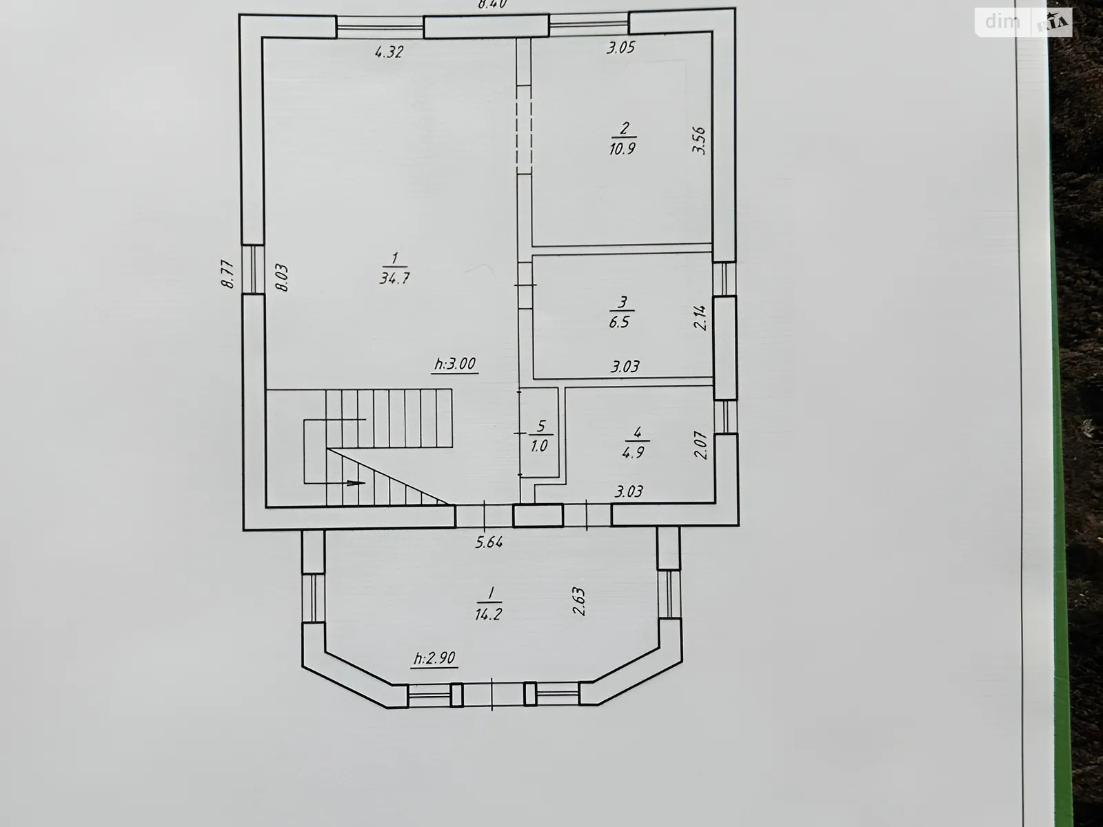 Продается дом на 2 этажа 130 кв. м с мебелью, цена: 50000 $ - фото 1