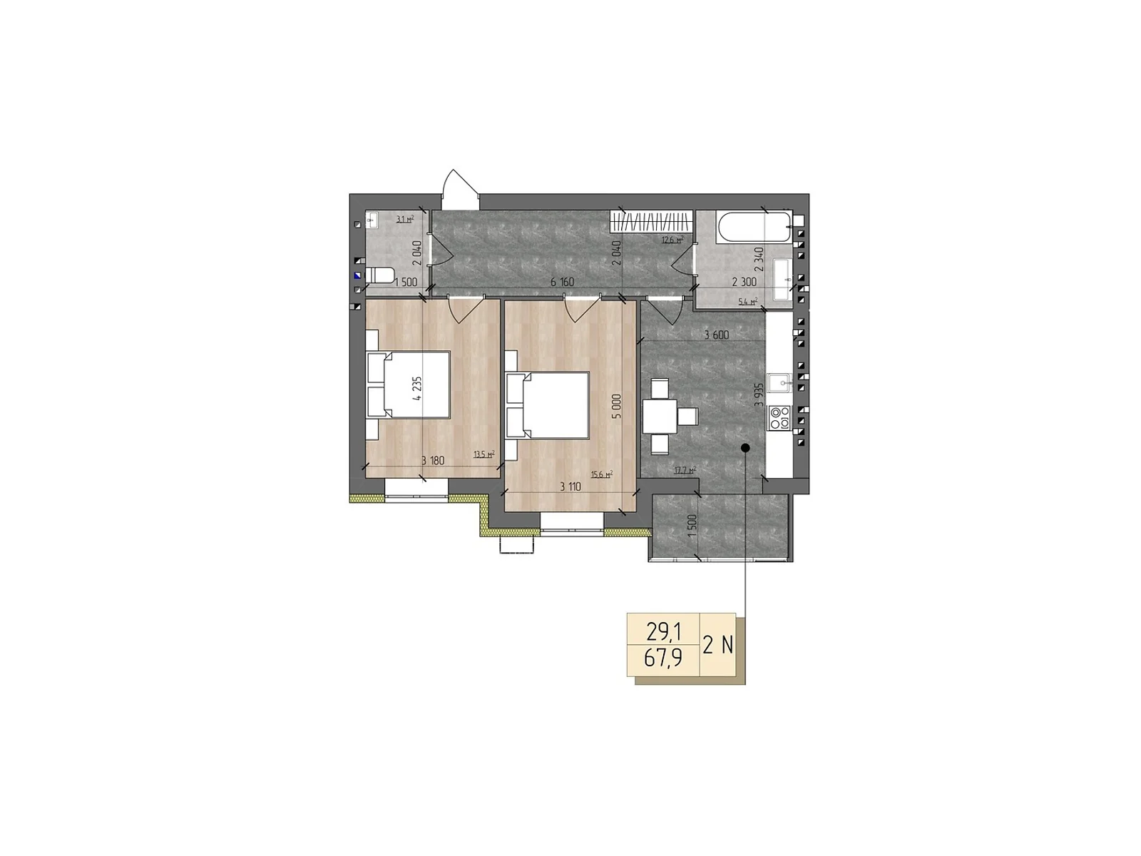 ул. Євгения Патона, 17 Корея Винница ЖК Nova Koreя - фото 1