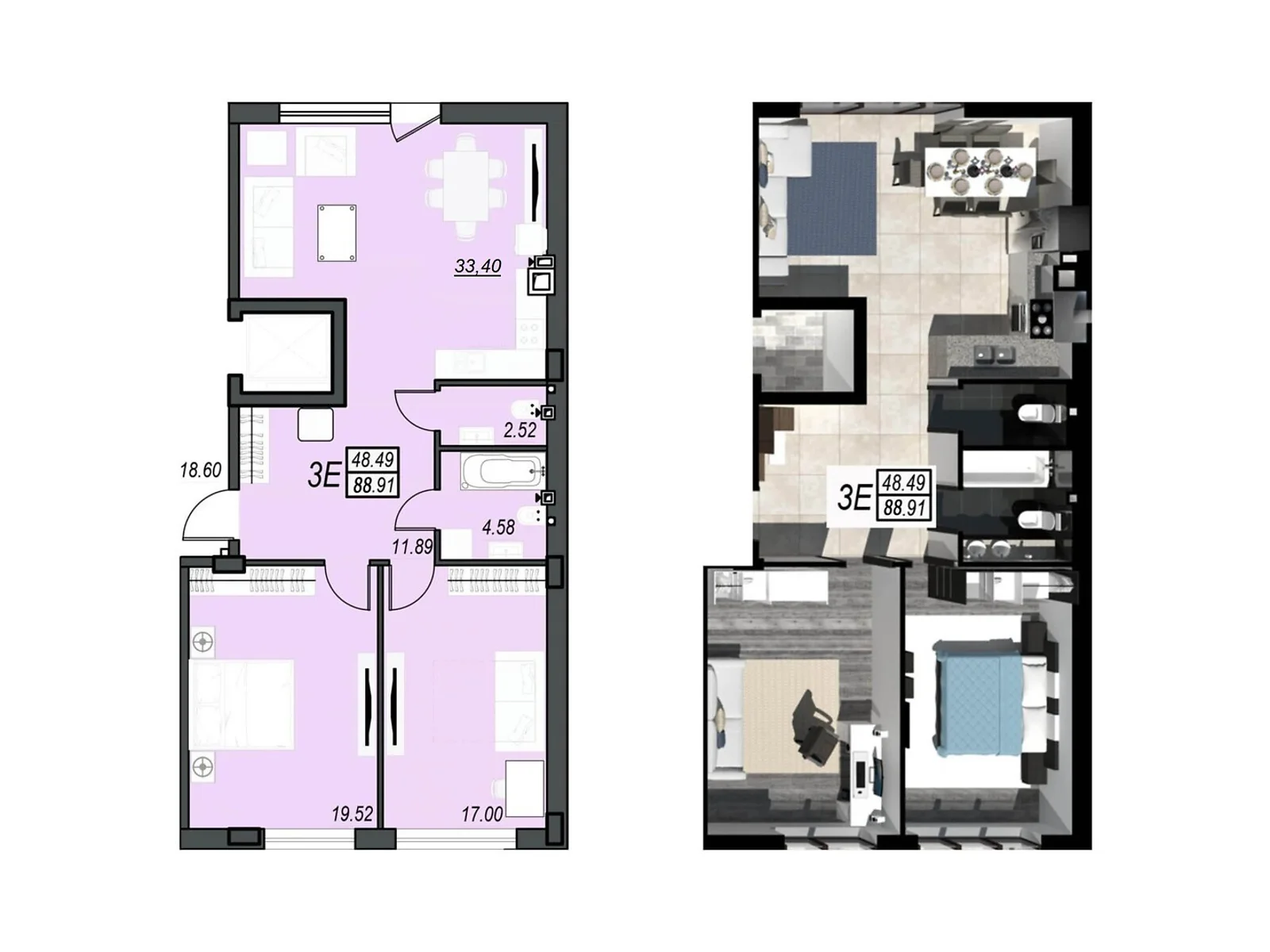 Продается 3-комнатная квартира 95 кв. м в Черноморске, ул. Александрийская, 77А - фото 1