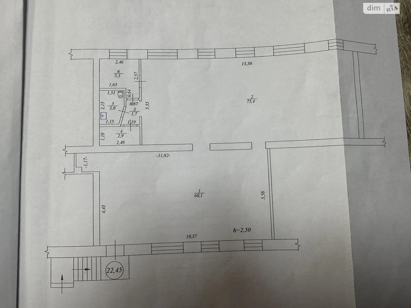 Продається приміщення вільного призначення 148.4 кв. м в 5-поверховій будівлі, цена: 195000 $ - фото 1