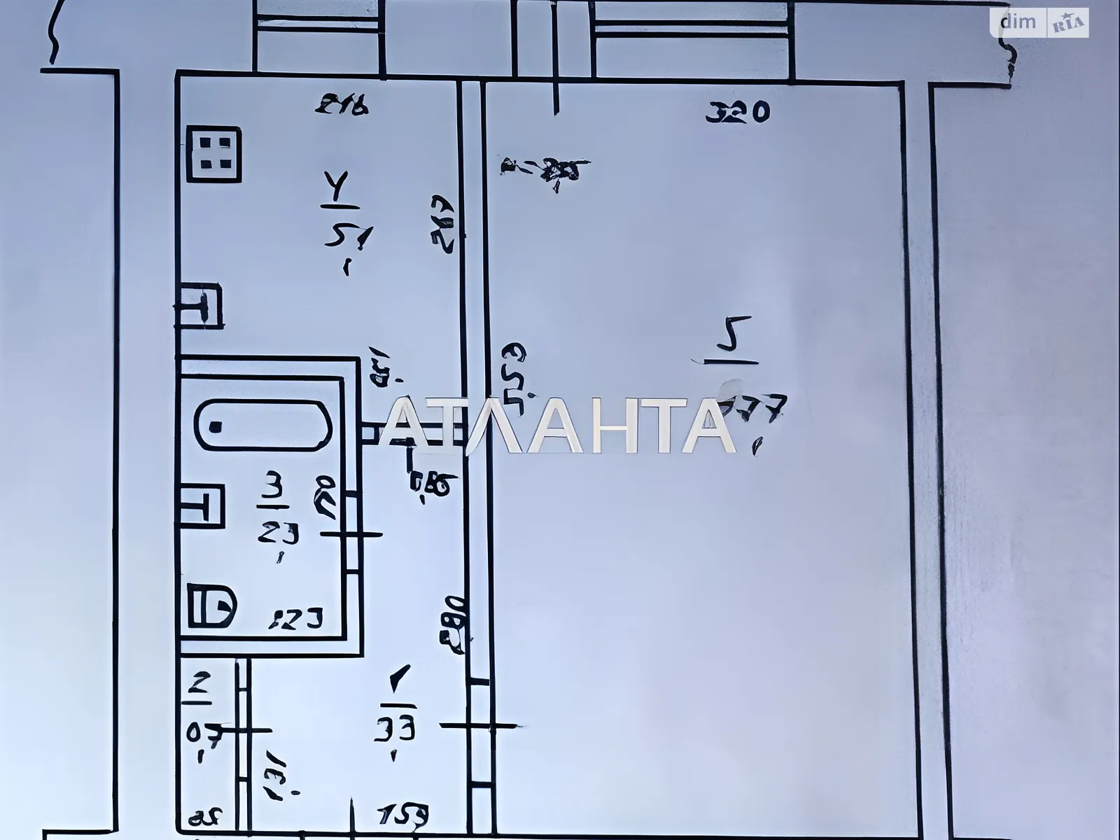 Продается 1-комнатная квартира 29.5 кв. м в Одессе, ул. Мельницкая - фото 1