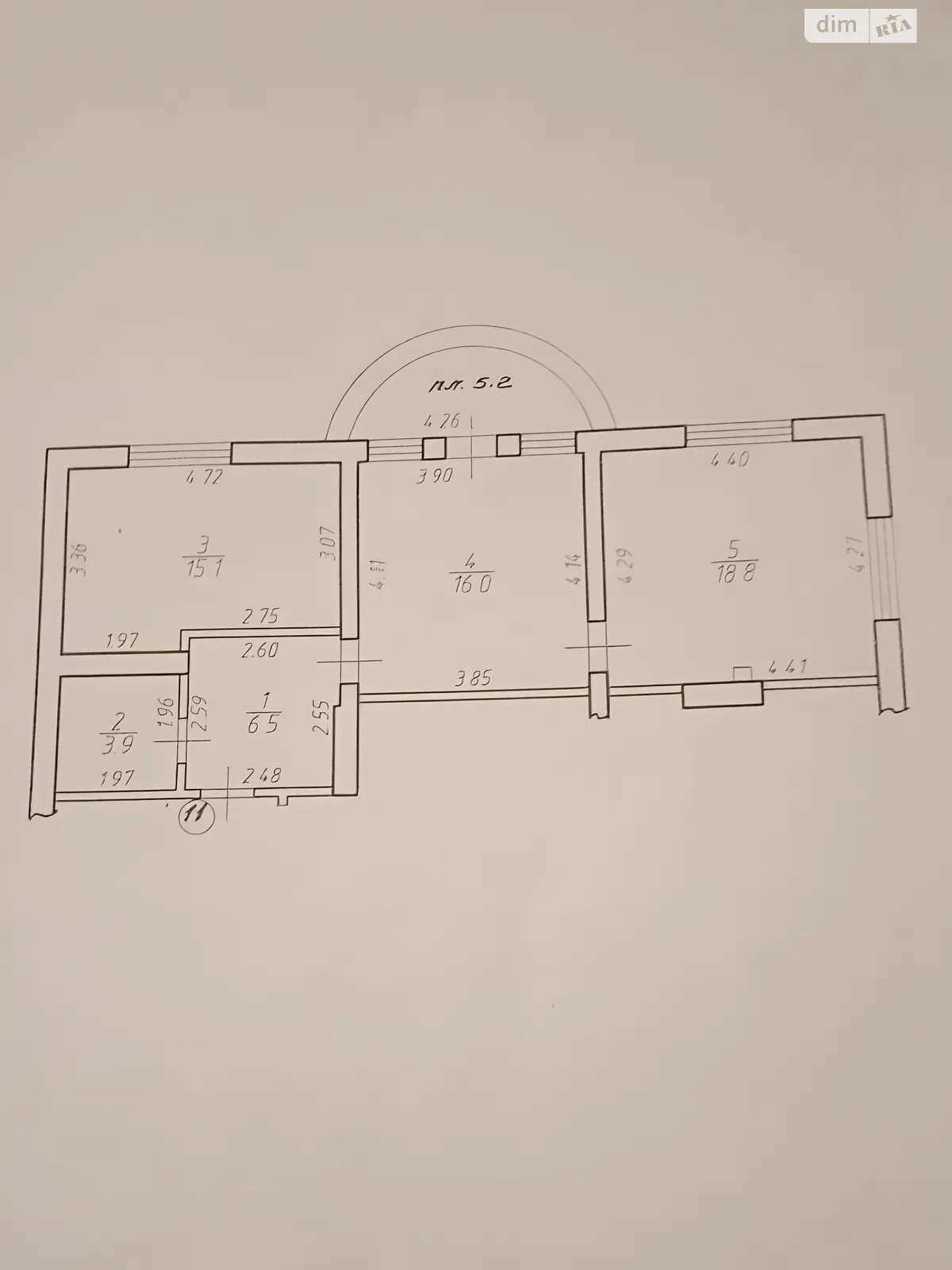 Продається 2-кімнатна квартира 64 кв. м у Богородчанах, вул. Паркова, 3 - фото 1