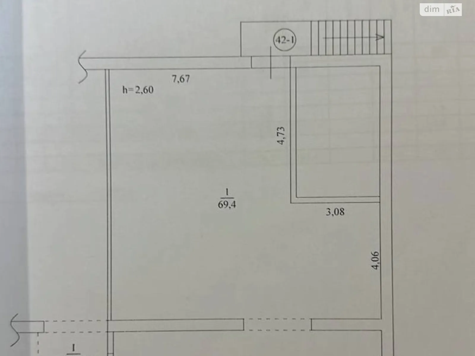 Продается помещения свободного назначения 70.2 кв. м в 4-этажном здании, цена: 39000 $ - фото 1