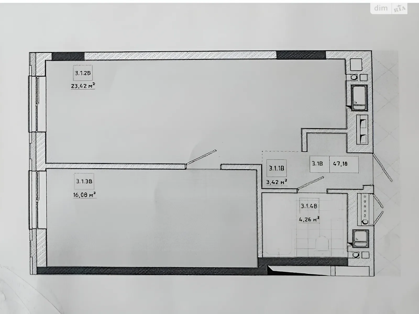 Продается 1-комнатная квартира 47 кв. м в Сокольниках, ул. Трускавецкая - фото 1