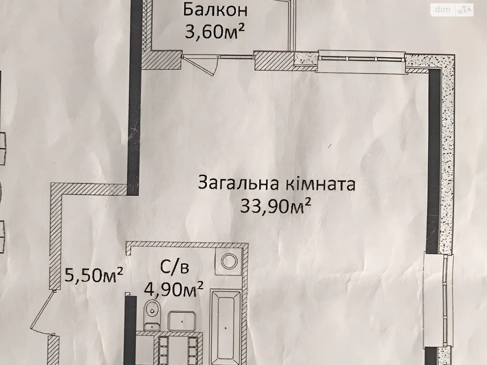 Продається 1-кімнатна квартира 45.5 кв. м у Одесі, просп. Гагаріна, 19 корпус 4 - фото 1