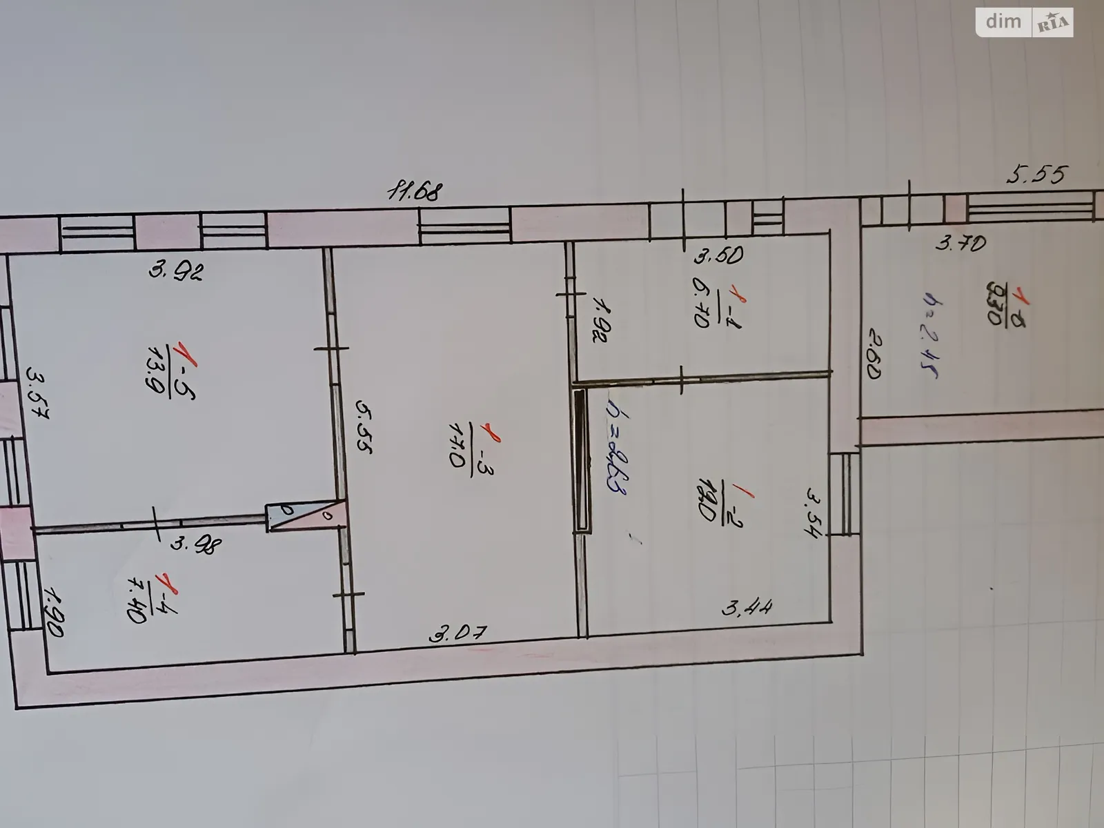 Продається одноповерховий будинок 69.7 кв. м з балконом, цена: 23500 $ - фото 1