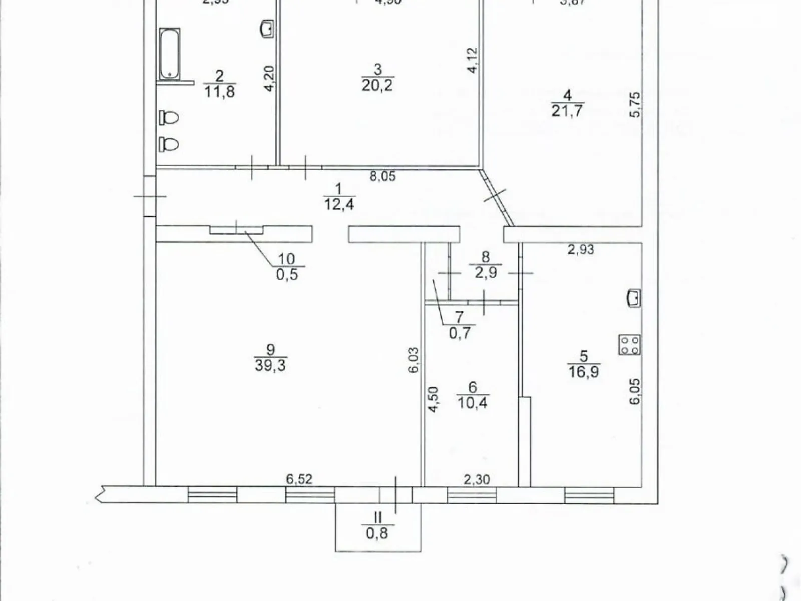 Продається 4-кімнатна квартира 140.4 кв. м у Дніпрі, цена: 80000 $ - фото 1