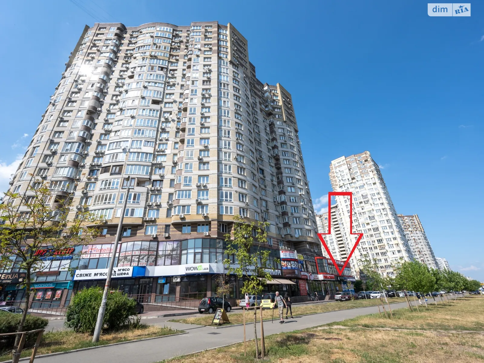 Сдается в аренду помещения свободного назначения 56.5 кв. м в 25-этажном здании, цена: 70000 грн - фото 1