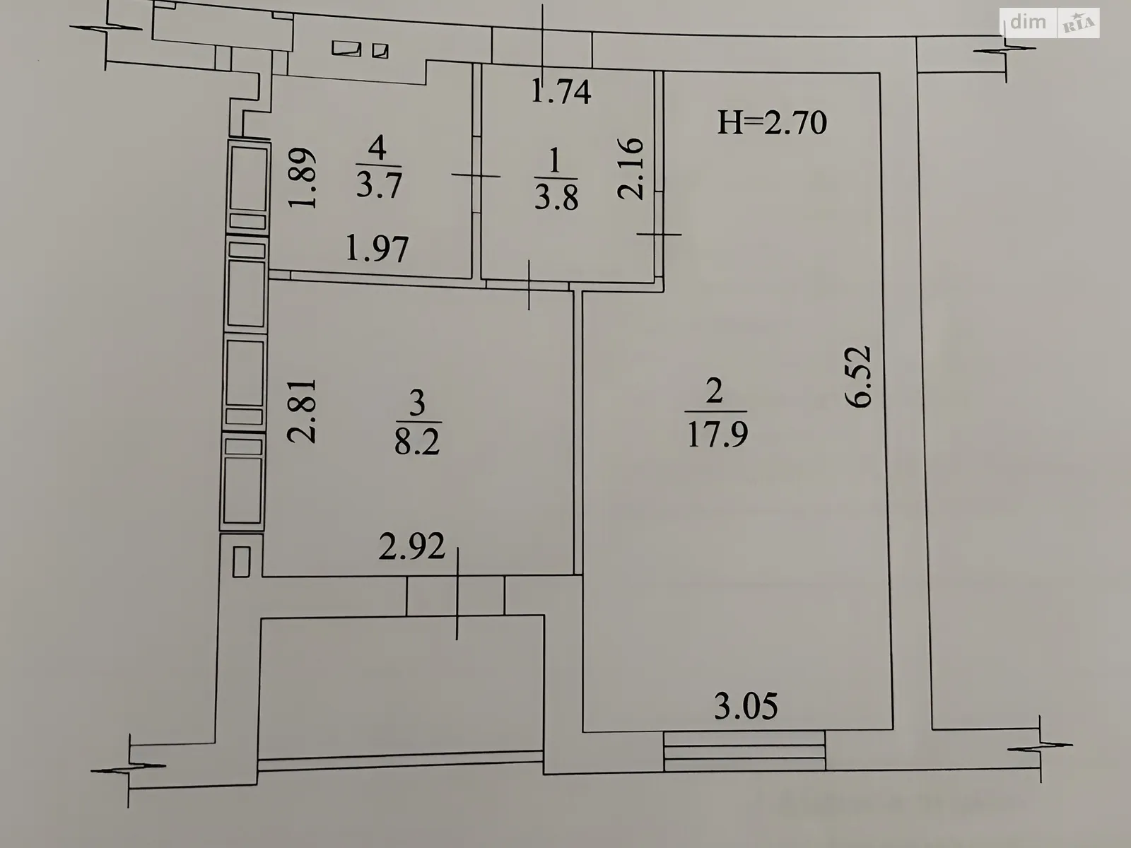 Продається 1-кімнатна квартира 37 кв. м у Харкові, цена: 16000 $ - фото 1