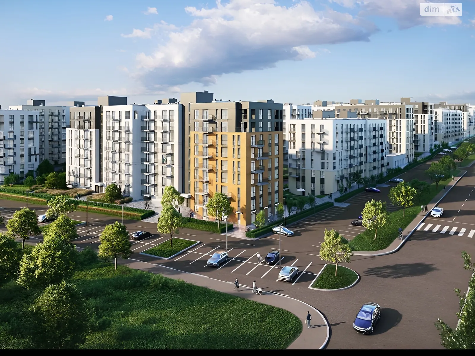 Продається 1-кімнатна квартира 38.7 кв. м у Пустомитах, вул. Садова, 77 - фото 1
