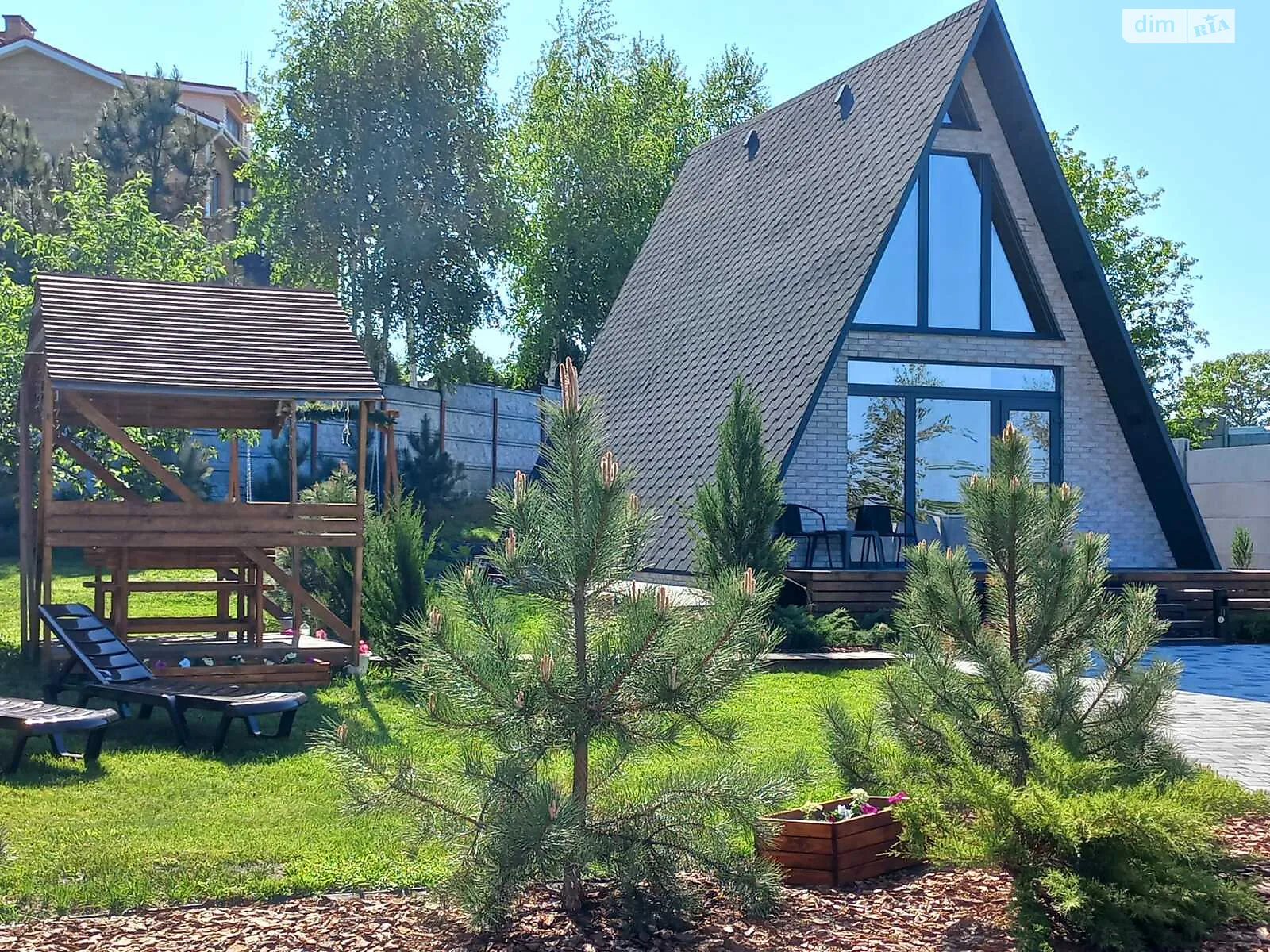 Здається в оренду одноповерховий будинок з каміном, цена: 3500 грн - фото 1