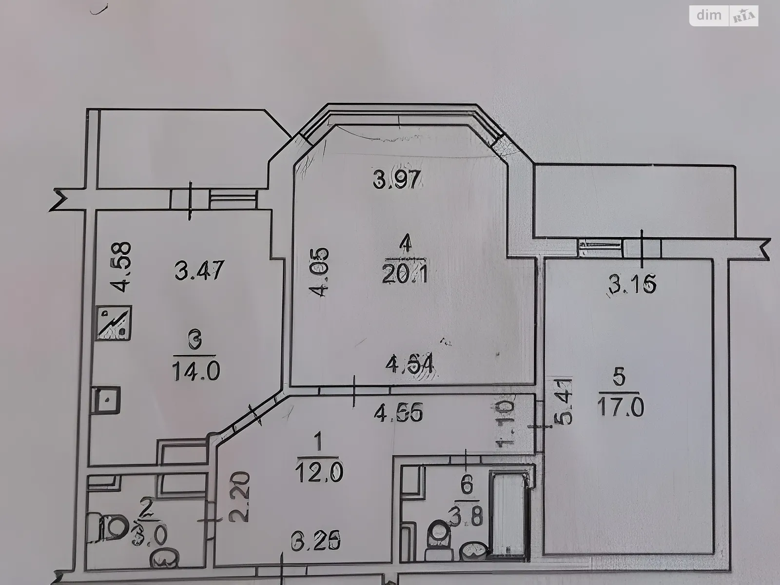 Продается 2-комнатная квартира 74 кв. м в Киеве, ул. Градинская, 11 - фото 1
