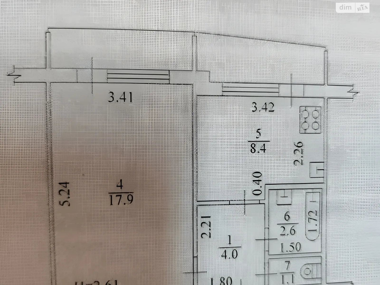Продається 1-кімнатна квартира 39.3 кв. м у Харкові, вул. Енвера Ахсарова, 20 - фото 1