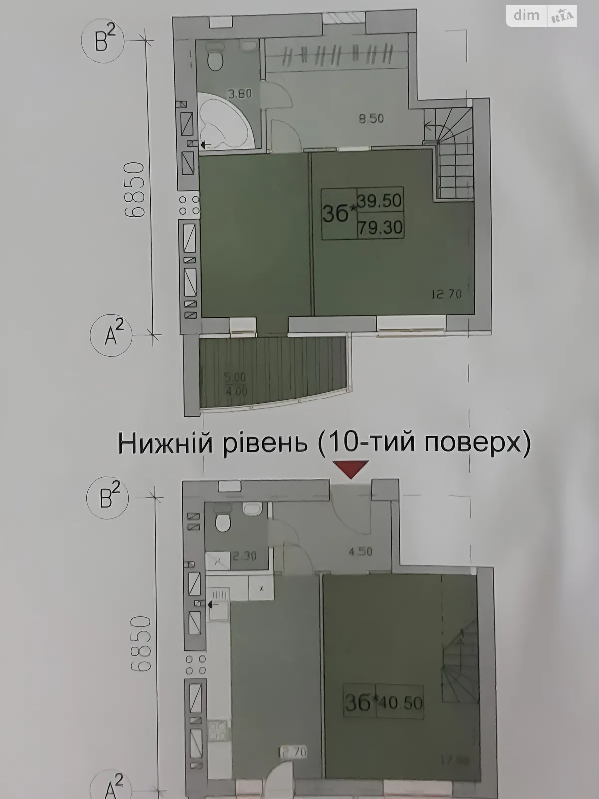 Продается 3-комнатная квартира 78.7 кв. м в Буче - фото 1