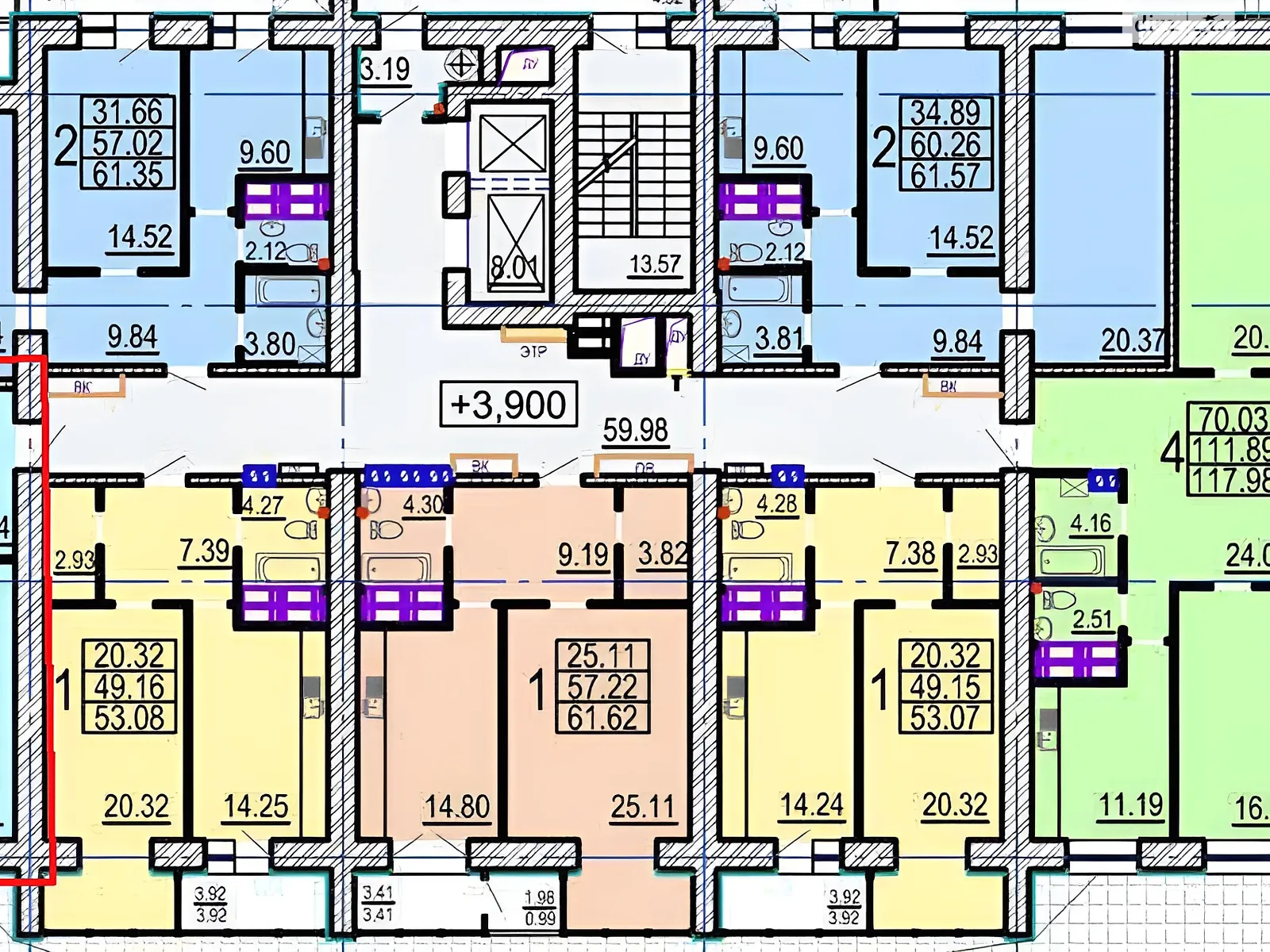 Продается 2-комнатная квартира 78 кв. м в, цена: 48000 $ - фото 1