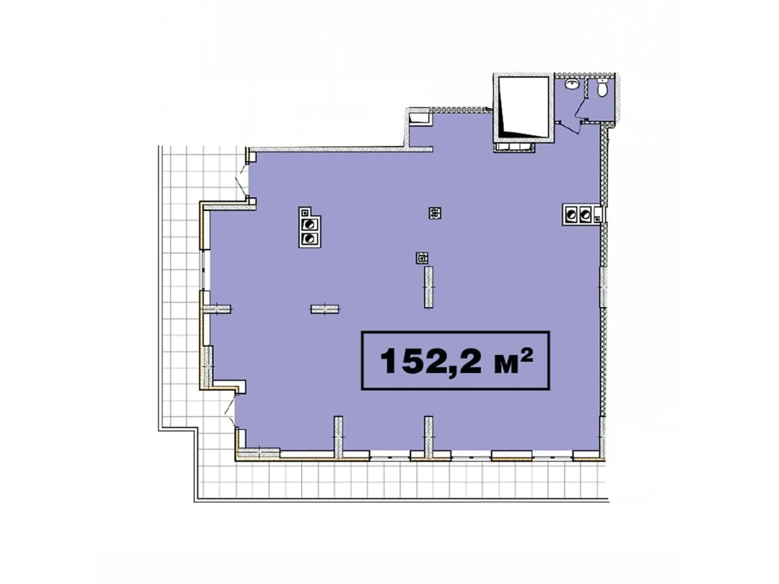 Продається офіс 152.21 кв. м в бізнес-центрі, цена: 228315 $ - фото 1