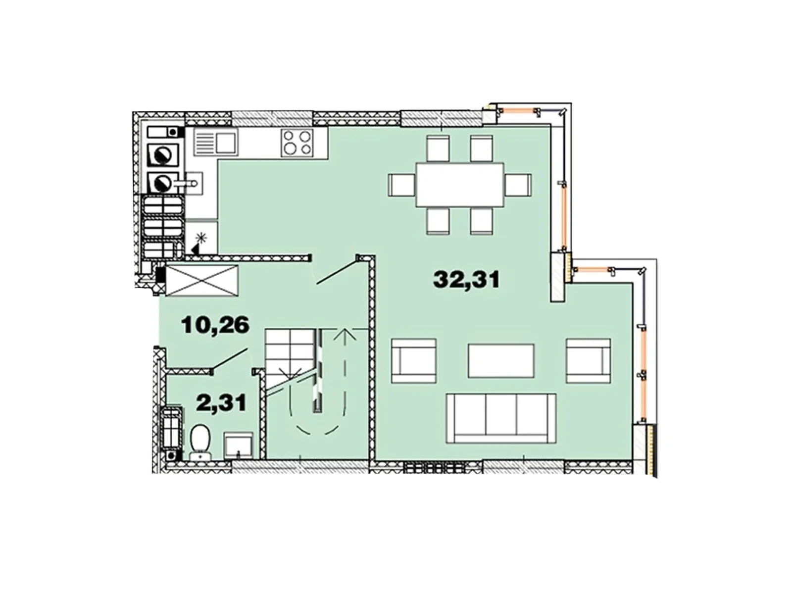 Продается 3-комнатная квартира 127.92 кв. м в Петропавловской Борщаговке, ул. Хрустальная, 1Б - фото 1