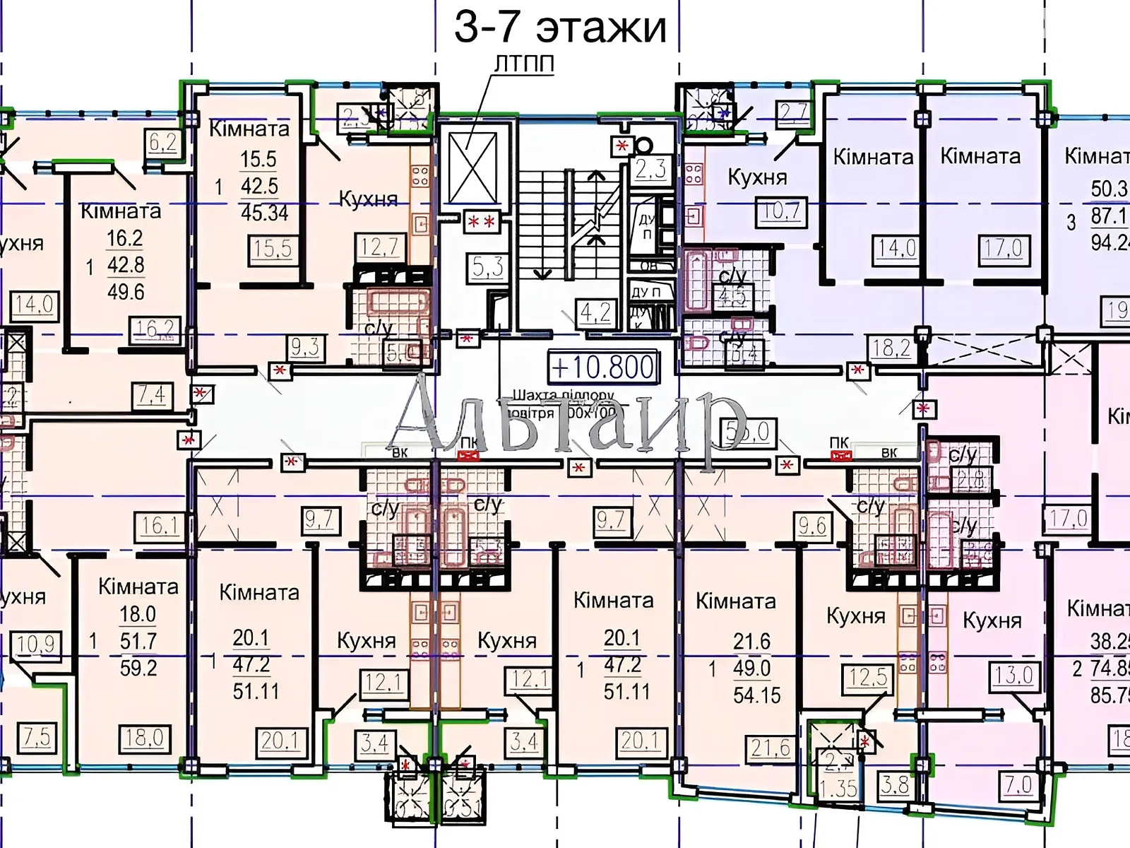 Продается 1-комнатная квартира 45 кв. м в Харькове, ул. Авиационная, 39 - фото 1