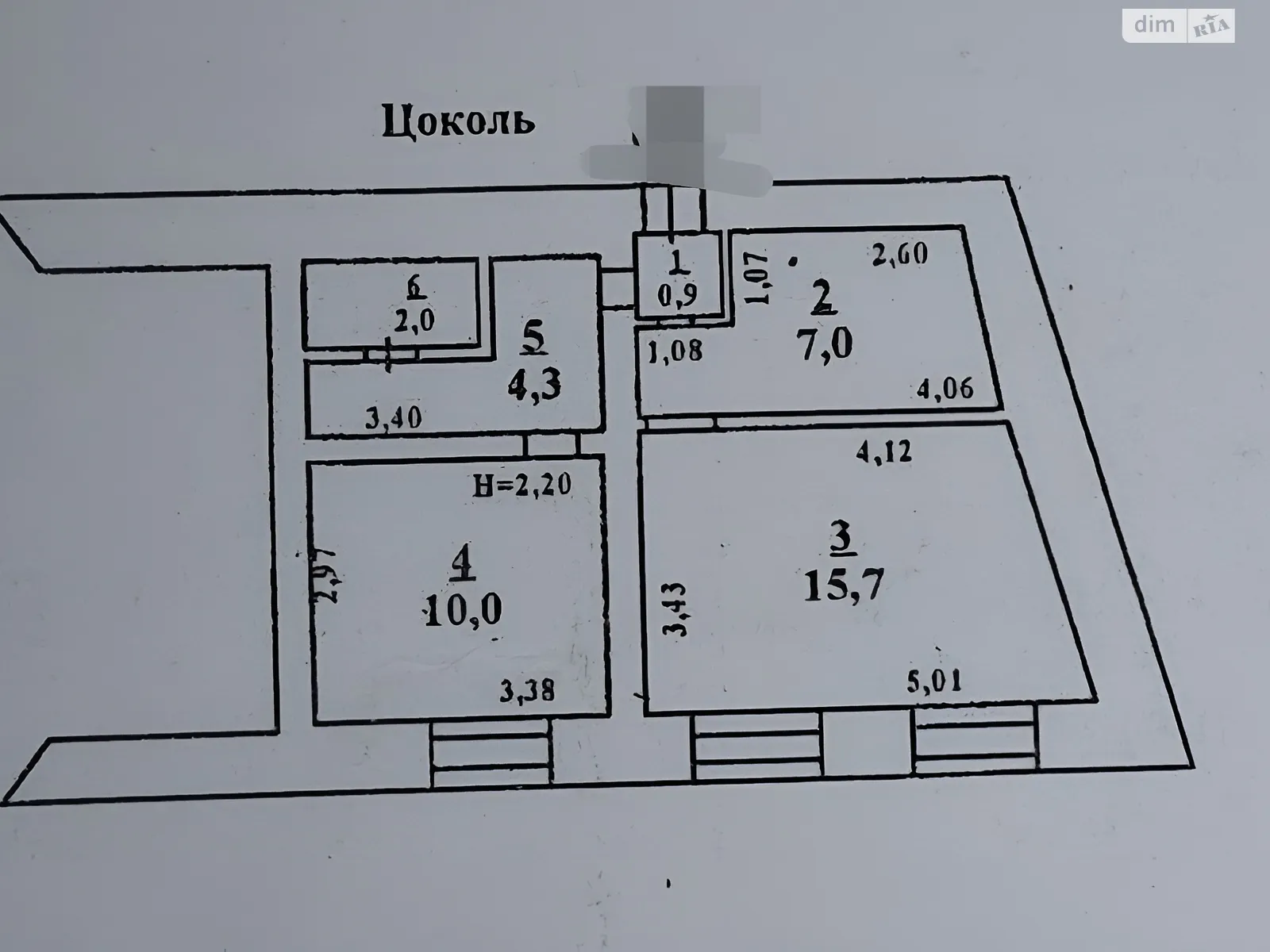 Продается 3-комнатная квартира 39.9 кв. м в Одессе, пер. Каретный - фото 1