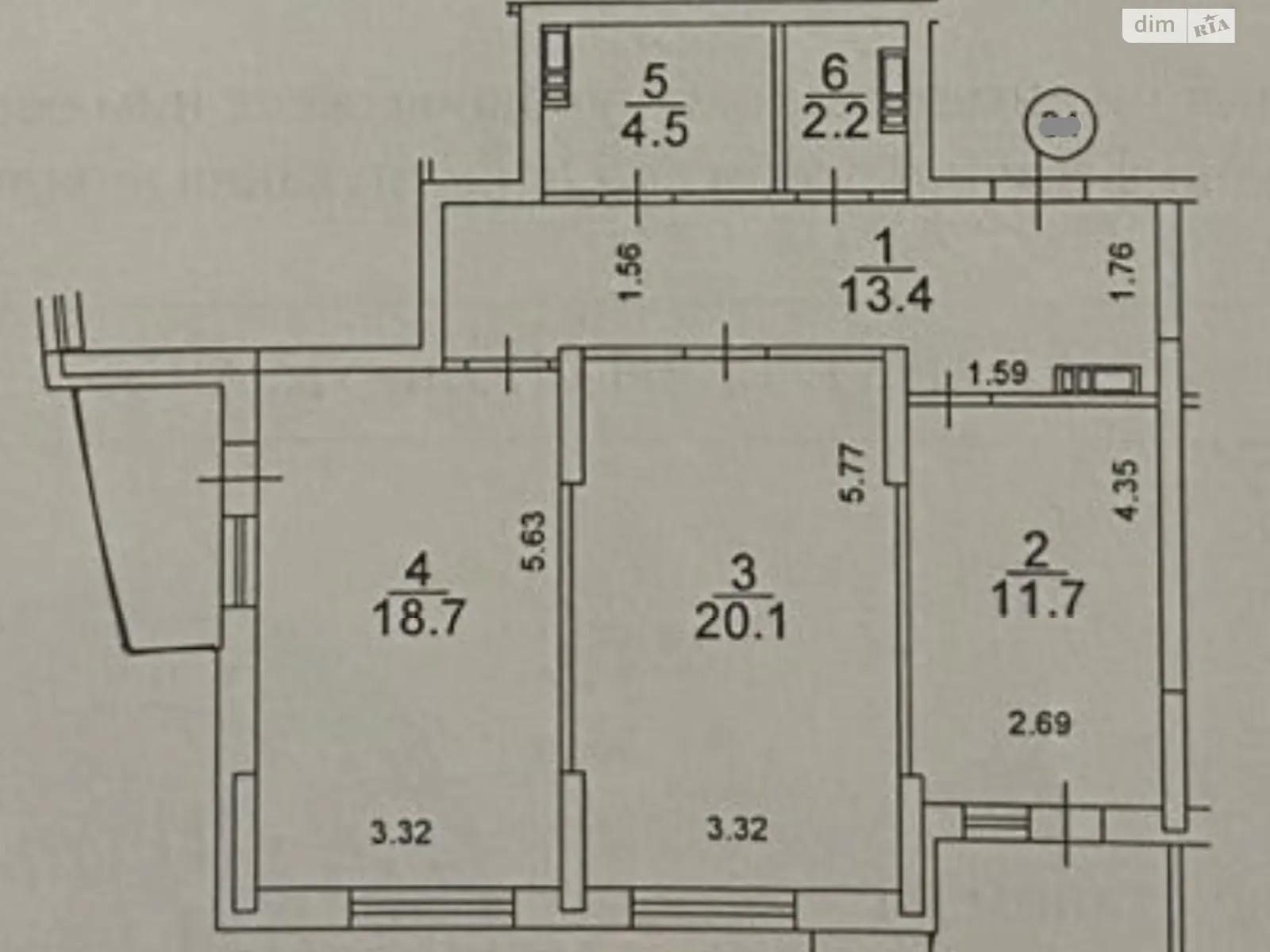 Продается 2-комнатная квартира 79.7 кв. м в Киеве, ул. Юрия Кондратюка, 1 - фото 1