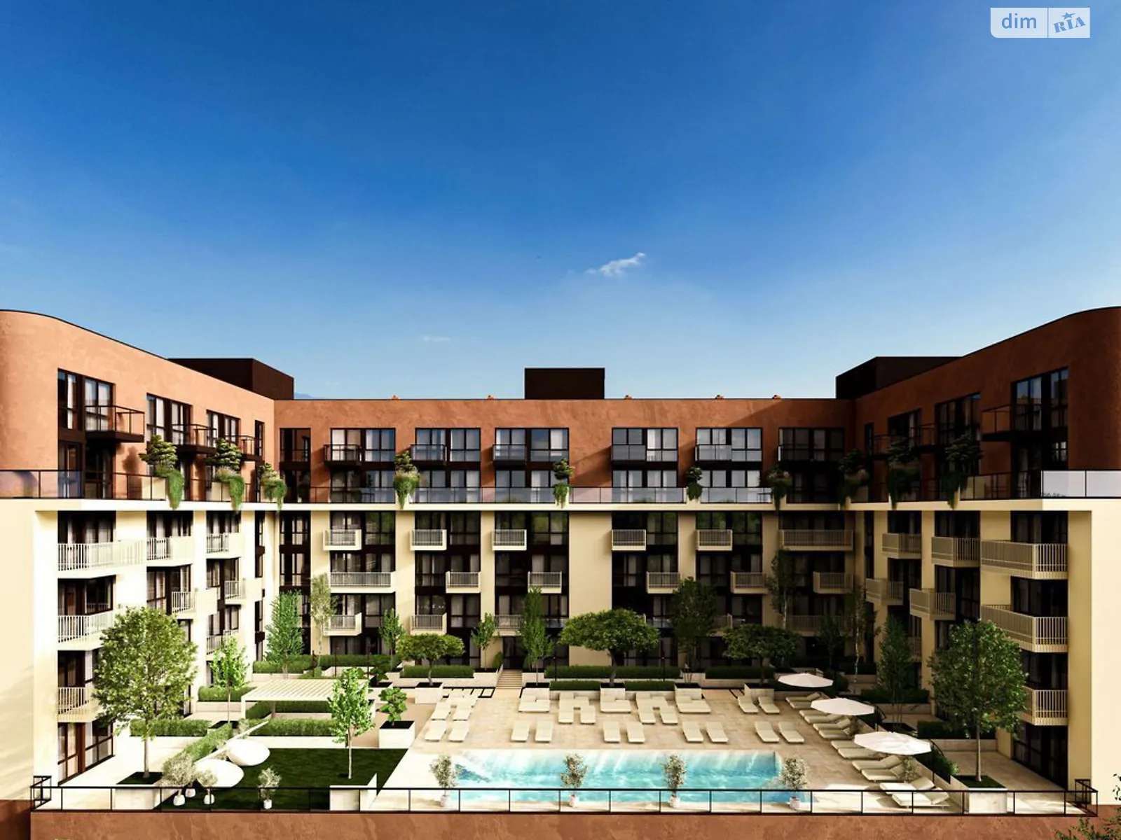 Продается 2-комнатная квартира 73.3 кв. м в Минае, пер. Парковый - фото 1
